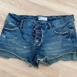 Distressed Free People Shorts